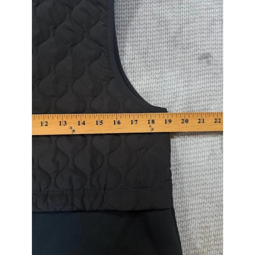 Nike Golf‎ Aeroloft Vest Womens Medium Black Quilted Full Zip Puffer Sleeveless